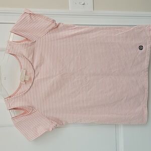 Michael Kors Pink Stripped Top